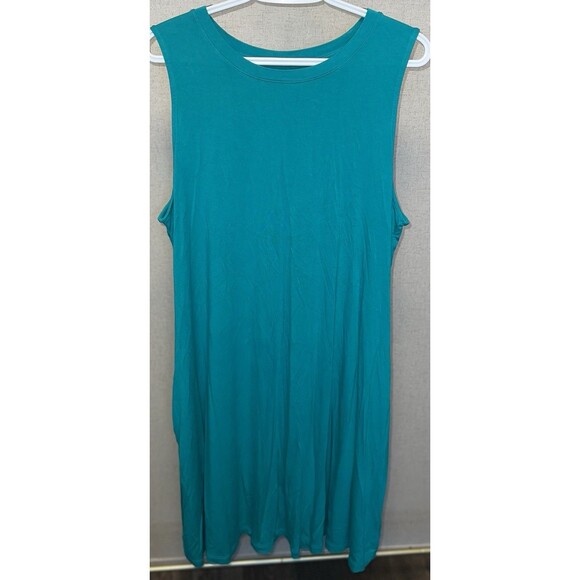 Womens Time And True Dress Size XXXL(22) A Line Light Blue comfortable Dress - Picture 1 of 5